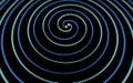 Illustration of Gravitational Waves Royalty Free Stock Photo