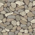 Illustration of gray stones laid out on the ground.