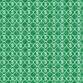 Illustration green dollar signs material pattern background that is seamless