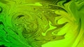 Illustration of a green fractal art - a cool picture for backgrounds and wallpapers