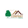 Green Real Estate Logo Concept Royalty Free Stock Photo