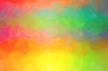 Illustration of green, yellow, red and blue wax crayon horizontal background. Royalty Free Stock Photo
