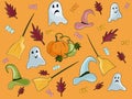 Illustration for Halloween Royalty Free Stock Photo