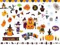 Halloween set5 Royalty Free Stock Photo
