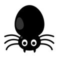 illustration Halloween spider symbol