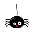 illustration Halloween spider symbol