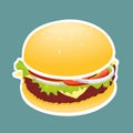 The Illustration Hamburger