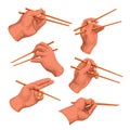 Hand chopsticks set