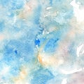 Illustration of hand painted Background in watercolor style.
