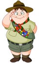 Boy scout Royalty Free Stock Photo