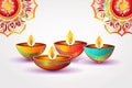 illustration of happy colorful diwali backgroundillustration of happy colorful diwali backgroundhappy diwali festival of lights ba Royalty Free Stock Photo