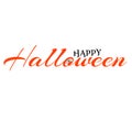 Happy Halloween lettering