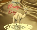 illustration of a `Happy Hump day`. Royalty Free Stock Photo
