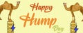 Illustration of the `Happy Hump day` - Happy wednesday - Royalty Free Stock Photo