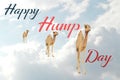 Illustration of a `Happy Hump day`. Royalty Free Stock Photo