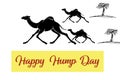 Illustration of the `Happy Hump day` - Happy wednesday -