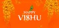 Happy Vishu new year Hindu festival celebrated in the Indian state of Kerala Royalty Free Stock Photo