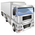 Illustration of haulage truck Royalty Free Stock Photo