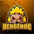 Hedgehog mascot esport logo design