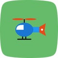 Illustration Helicopter Icon For Personal And Commercial Use.