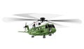 Illustration of Helicopter in Vector file