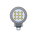 High-Quality LED Spotlight for Focused Lighting Royalty Free Stock Photo