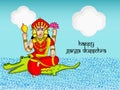 Illustration of Hindu festival Ganga Dussehra background