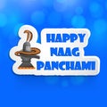 Illustration of hindu festival Naag Panchami background