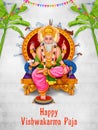 Hindu God Vishwakarma, an architect, and divine engineer of universe