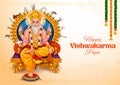 Hindu God Vishwakarma, an architect, and divine engineer of universe