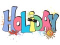 Holiday written background