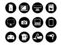 Home appliances icon set Royalty Free Stock Photo