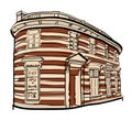 Illustration of Hong Kong Historical Building