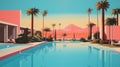 Oasis: Mid-century Illustration Of Exotic Landscapes In Vibrant Colors