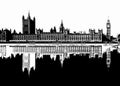 Illustration of Houses of Parliament in London