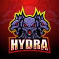 Hydra mascot esport logo design