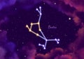 Illustration image of the constellation Bootes Royalty Free Stock Photo