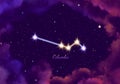 Illustration image of the constellation columba