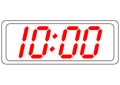 Illustration image of digital clock