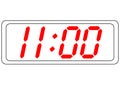 Illustration image of digital clock