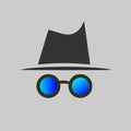 Incognito mode safety image icon