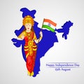 Illustration of India Independence Day Background