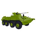 An illustration of an infantry fighting vehicle