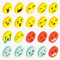 Illustration of info graphic emoticons icon concept