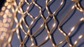 An Illustration Of An Interesting Looking Gold Colored Wire Fence AI Generative Royalty Free Stock Photo