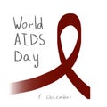 illustration for the International AIDS Day.