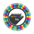 Illustration of International Human Rights Day Royalty Free Stock Photo