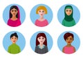 International women avatars