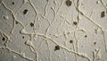 Illustration of intricate network of cracks forms a natural pattern on a dry, textured surface Royalty Free Stock Photo