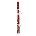 Illustration of a bassoon isolated on white background Royalty Free Stock Photo